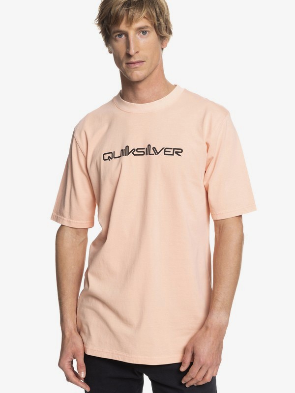 quiksilver, Originals Quik Collage - T-Shirt voor Heren, PEACH PARFAIT (mef0) 0 Originals Quik Collage - T-Shirt voor Heren Pink EQYZT04982 Quiksilver