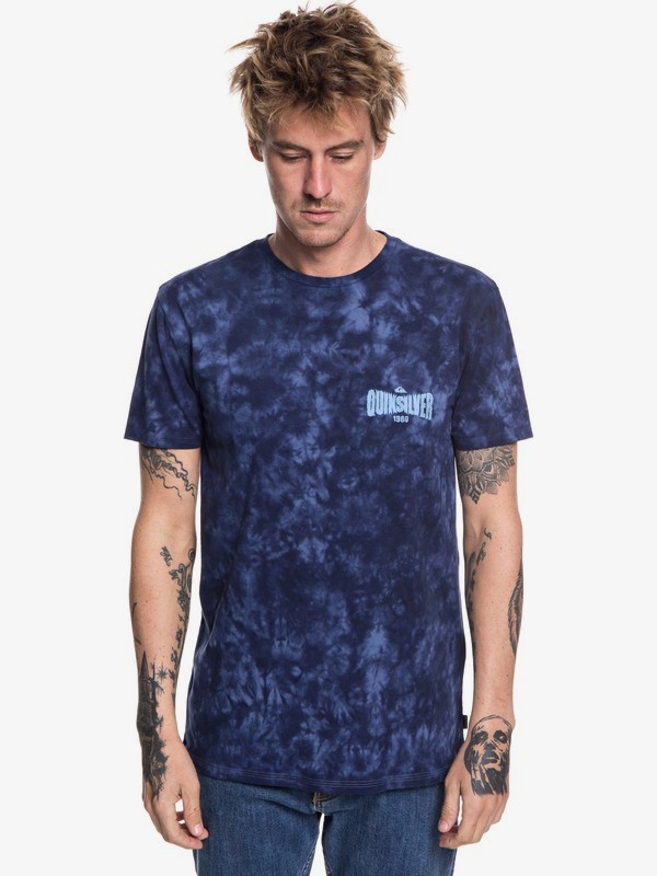 quiksilver, Rockin Rails - T-shirt col rond pour Homme, BIJOU BLUE (bng0) 0 Rockin Rails - T-shirt col rond pour Homme Bleu EQYZT05002 Quiksilver