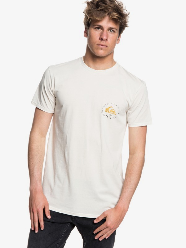 quiksilver, Rising Giant - T-shirt col rond pour Homme, OATMEAL (tfl0) 0 Rising Giant - T-shirt col rond pour Homme Beige EQYZT05014 Quiksilver