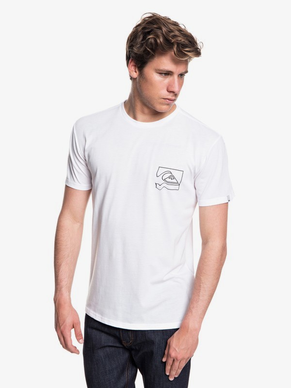 quiksilver, Quik Distorsion Technical Tee, WHITE (wbb0) 0 Quik Distorsion Technical Tee White EQYZT05124 Quiksilver