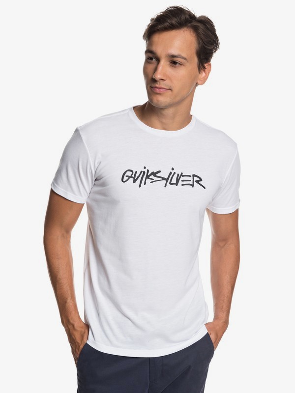 quiksilver, Rocco Chains Technical Tee, WHITE (wbb0) 0 Rocco Chains Technical Tee White EQYZT05125 Quiksilver