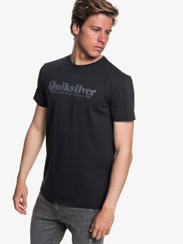 quiksilver, Fine Line Tee, BLACK (kvj0) 0 Fine Line Tee Black EQYZT05162 Quiksilver