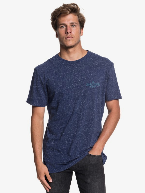 quiksilver, Bamboo Hexa Tee, MEDIEVAL BLUE HEATHER (bteh) 0 Bamboo Hexa Tee EQYZT05167 Quiksilver