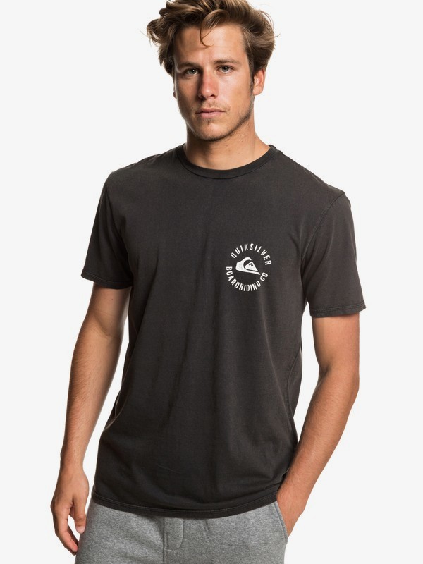 quiksilver, Skulled Tee, BLACK (kvj0) 0 Skulled Tee Black EQYZT05212 Quiksilver