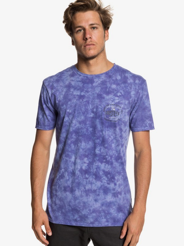 quiksilver, Just Add Waves Tee, DUSTED PERI (pmg0) 0 Just Add Waves Tee Purple EQYZT05214 Quiksilver