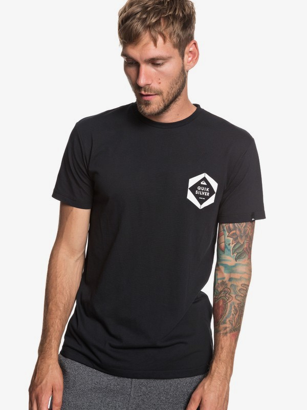 quiksilver, Swell Frame Tee, BLACK (kvj0) 0 Swell Frame Tee Black EQYZT05239 Quiksilver