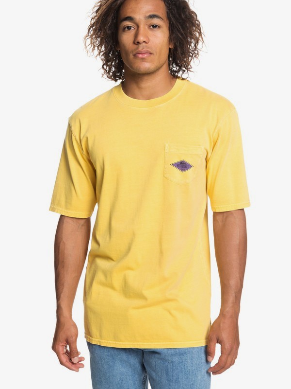 quiksilver, Ordinary Madness Pocket Tee, AMBER YELLOW (nha0) 0 Ordinary Madness Pocket Tee Orange EQYZT05248 Quiksilver