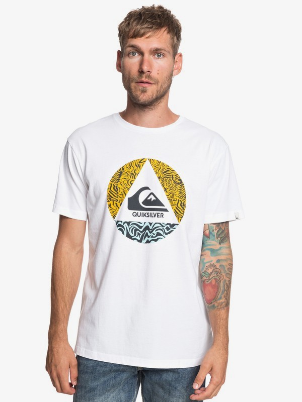quiksilver, Ca Plane Pour Moi - Camiseta para Hombre, WHITE (wbb0) 0 Ca Plane Pour Moi - Camiseta para Hombre Blanco EQYZT05256 Quiksilver