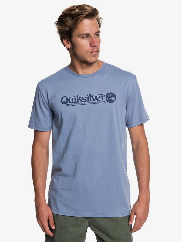 quiksilver, Art Tickle - T-Shirt for Men, STONE WASH (bkj0) 0 Art Tickle - T-Shirt for Men Blue EQYZT05259 Quiksilver