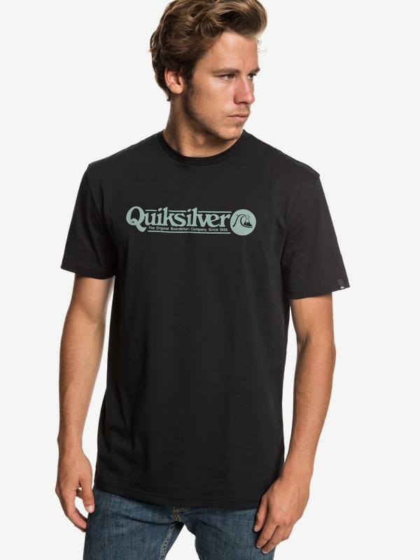 quiksilver, Футболка Art Tickle, BLACK (kvj0) 0 Футболка Art Tickle Черный EQYZT05259 Quiksilver