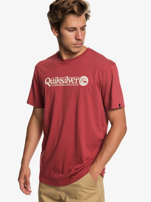 quiksilver, Art Tickle - T-Shirt for Men, BRICK RED (rqn0) 0 Art Tickle - T-Shirt for Men Red EQYZT05259 Quiksilver