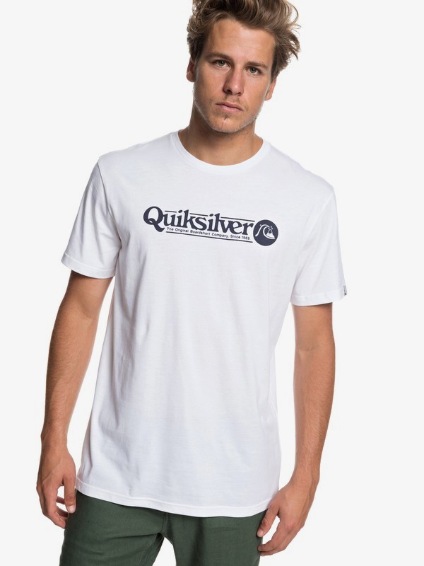 quiksilver, Art Tickle - T-Shirt for Men, WHITE (wbb0) 0 Art Tickle - T-Shirt for Men White EQYZT05259 Quiksilver