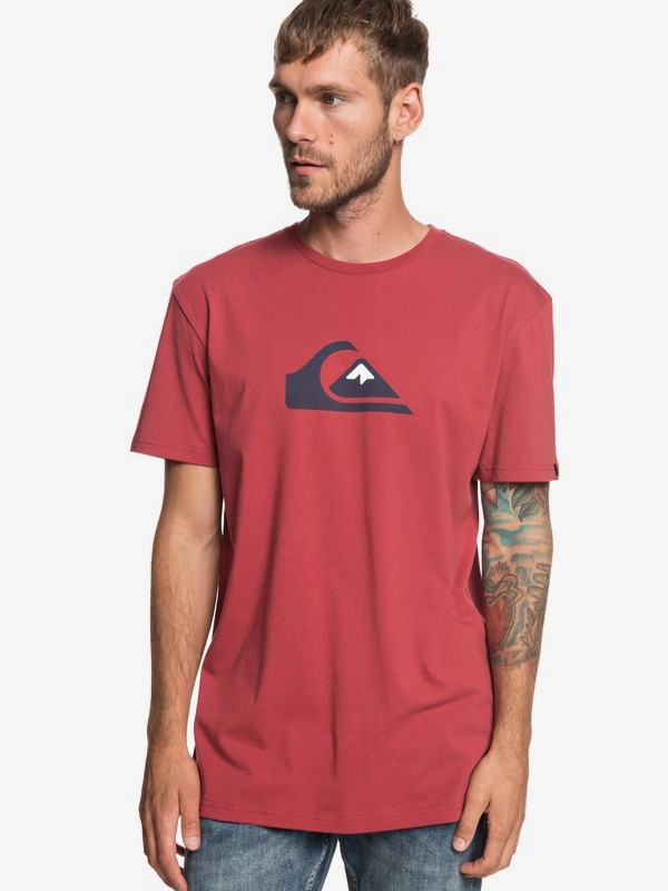quiksilver, M And W - T-Shirt for Men, BRICK RED (rqn0) 0 M And W - T-Shirt for Men Red EQYZT05262 Quiksilver