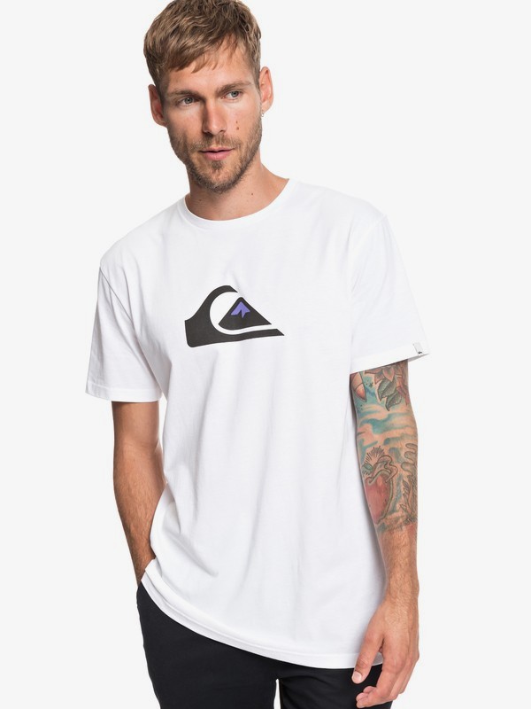 quiksilver, M And W - T-Shirt for Men, WHITE (wbb0) 0 M And W - T-Shirt for Men White EQYZT05262 Quiksilver
