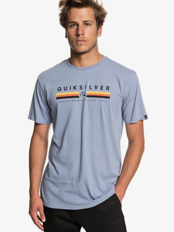 quiksilver, Футболка Get Bizzy, STONE WASH (bkj0) 0 Футболка Get Bizzy Синий EQYZT05263 Quiksilver