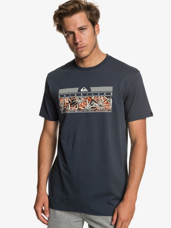 quiksilver, Футболка The Jungle, BLUE NIGHTS (bst0) 0 Футболка The Jungle Синий EQYZT05267 Quiksilver