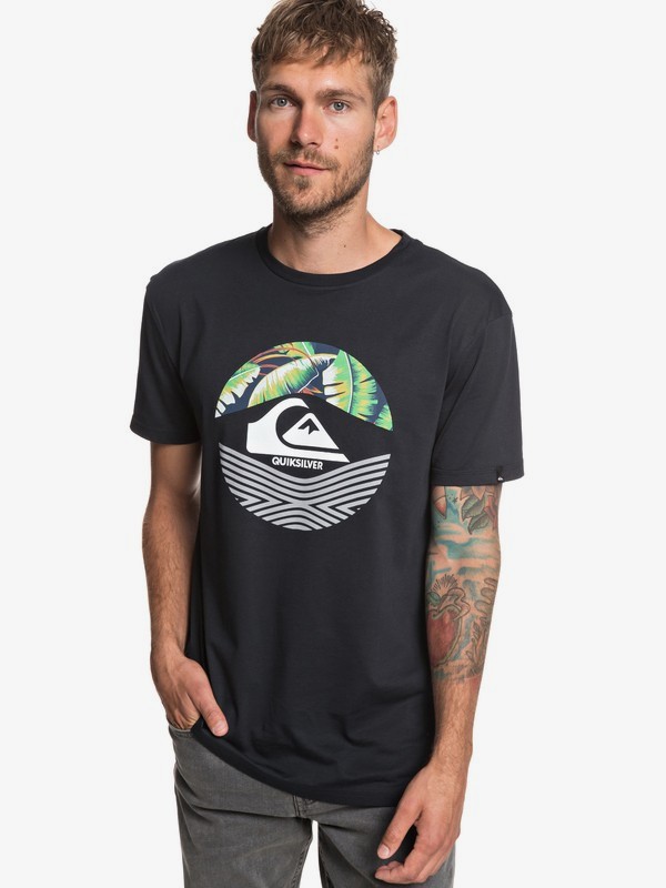 quiksilver, Stomped On - T-Shirt for Men, BLACK (kvj0) 0 Stomped On - T-Shirt for Men Black EQYZT05268 Quiksilver