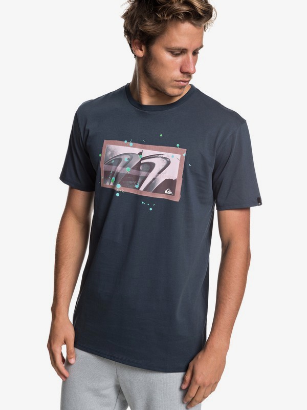 quiksilver, Футболка The Quiver, BLUE NIGHTS (bst0) 0 Футболка The Quiver Синий EQYZT05269 Quiksilver