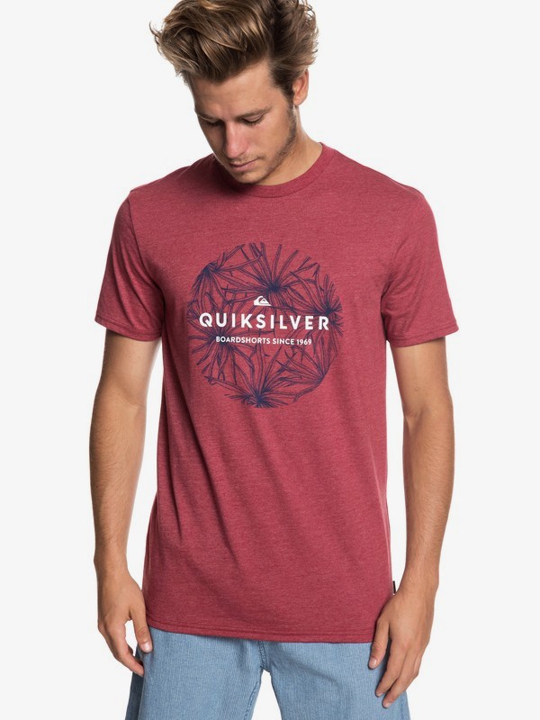 quiksilver, Футболка Classic Bob, BRICK RED HEATHER (rqnh) 0 Футболка Classic Bob Красный EQYZT05278 Quiksilver