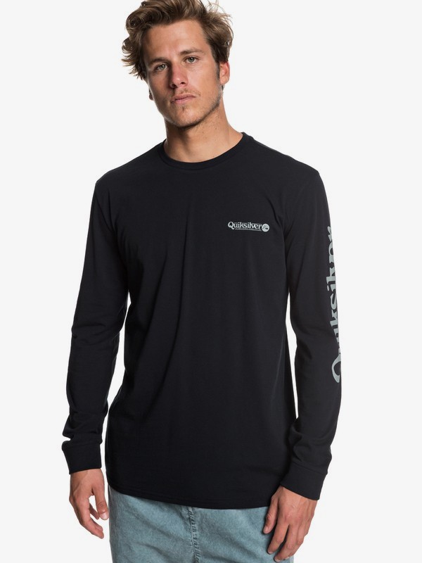 quiksilver, Check It - T-shirt manches longues pour Homme, BLACK (kvj0) 0 Check It - T-shirt manches longues pour Homme Noir EQYZT05281 Quiksilver