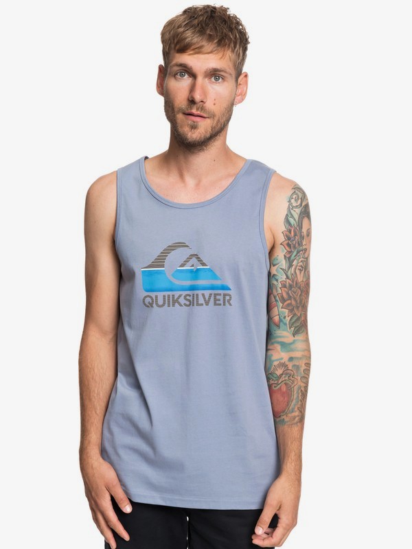 quiksilver, Waves - Vest for Men, STONE WASH (bkj0) 0 Waves - Vest for Men Blue EQYZT05286 Quiksilver