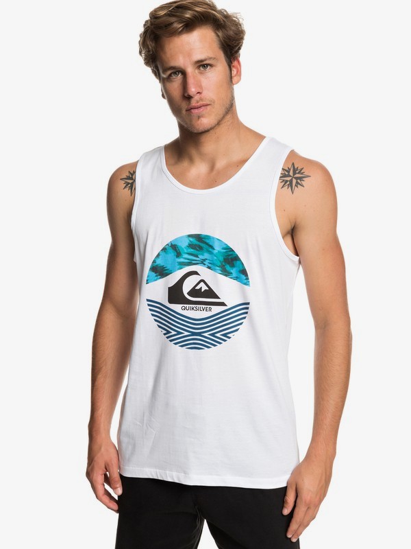 quiksilver, Stamped - Vest for Men, WHITE (wbb0) 0 Stamped - Vest for Men White EQYZT05288 Quiksilver
