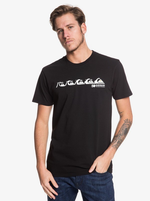quiksilver, Evo Tee, BLACK (kvj0) 0 Evo Tee Black EQYZT05335 Quiksilver