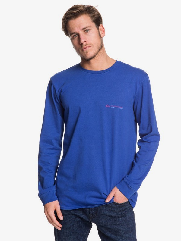 quiksilver, St Comp Pro Trials Long Sleeve Tee, COMP BLUE (bsb0) 0 St Comp Pro Trials Long Sleeve Tee Blue EQYZT05343 Quiksilver