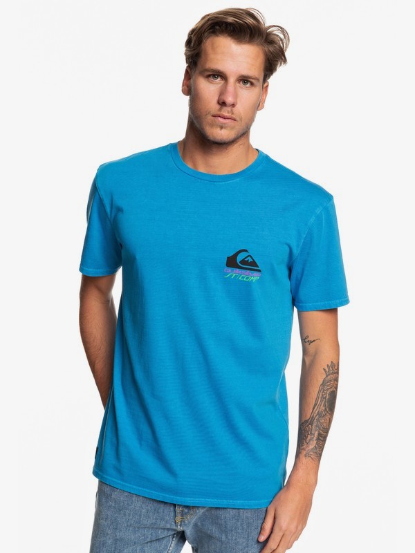 quiksilver, Surf Fast - Camiseta para Hombre, POP BLUE (bml0) 0 Surf Fast - Camiseta para Hombre Azul EQYZT05344 Quiksilver