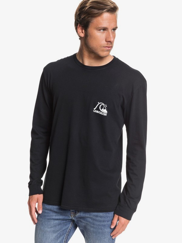 quiksilver, Echo Star Long Sleeve Tee, BLACK (kvj0) 0 Echo Star Long Sleeve Tee Black EQYZT05345 Quiksilver