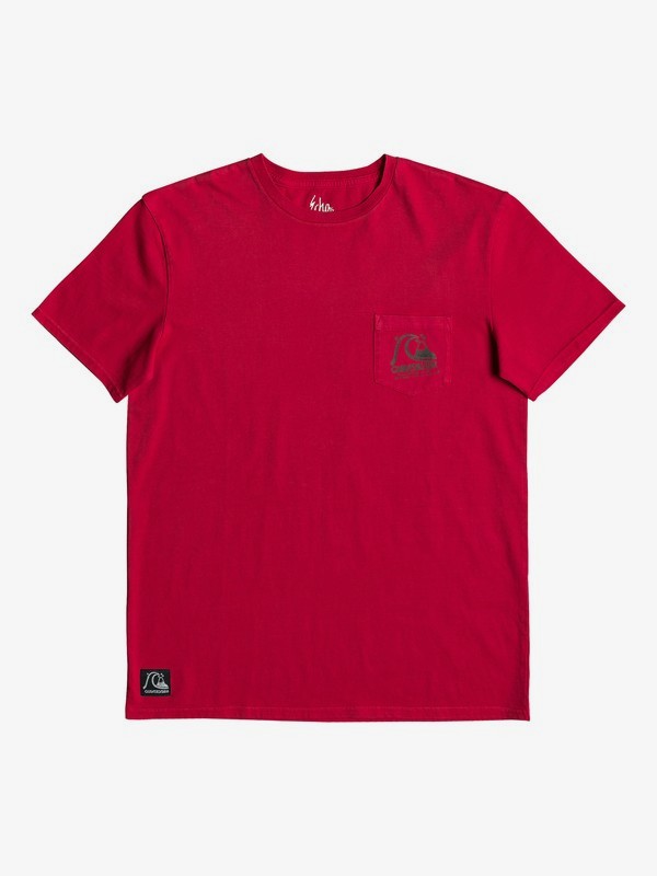 quiksilver, Rock And Roll - Camiseta para Hombre, QUIK RED (rqr0) 0 Rock And Roll - Camiseta para Hombre Rojo EQYZT05347 Quiksilver