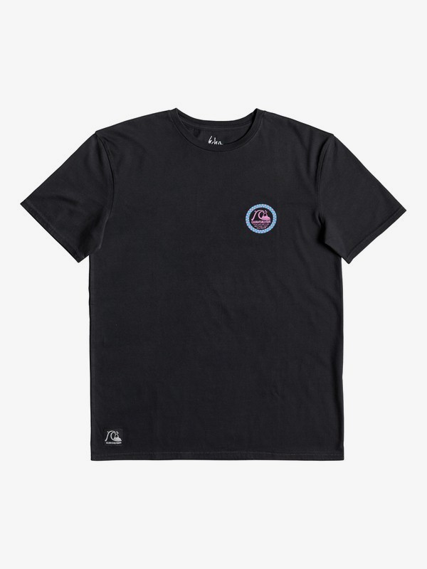 quiksilver, Black Ball - Maglietta da Uomo, BLACK (kvj0) 0 Black Ball - Maglietta da Uomo Black EQYZT05349 Quiksilver