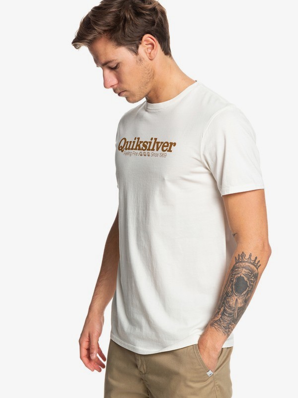 quiksilver, Temptest Tee, GARDENIA (wby0) 0 Temptest Tee White EQYZT05359 Quiksilver
