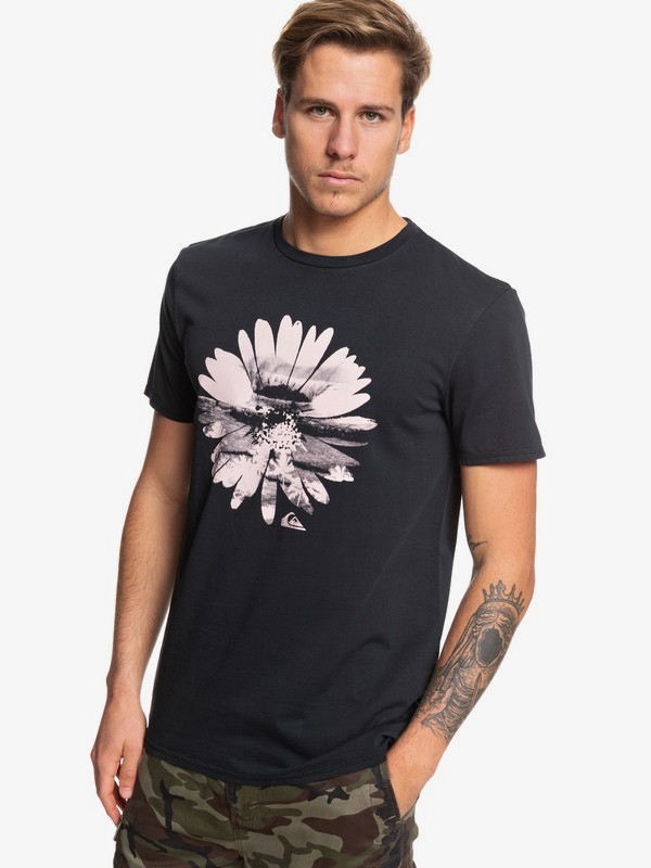 quiksilver, Flowers In The Dirt Tee, BLACK (kvj0) 0 Flowers In The Dirt Tee Black EQYZT05363 Quiksilver