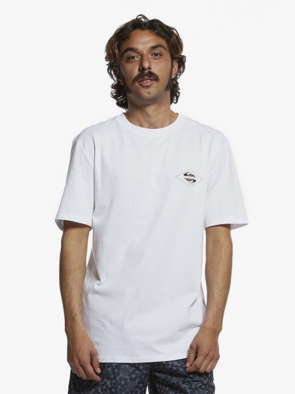 quiksilver, Inside Out Tee, WHITE (wbb0) 0 Inside Out Tee White EQYZT05376 Quiksilver