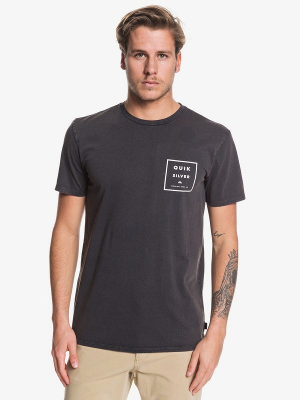 quiksilver, Squared Up Tee, BLACK (kvj0) 0 Squared Up Tee Black EQYZT05419 Quiksilver