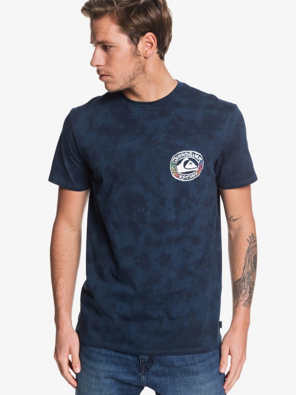 quiksilver, Cave Out Tee, MOONLIT OCEAN (byk0) 0 Cave Out Tee Blue EQYZT05427 Quiksilver