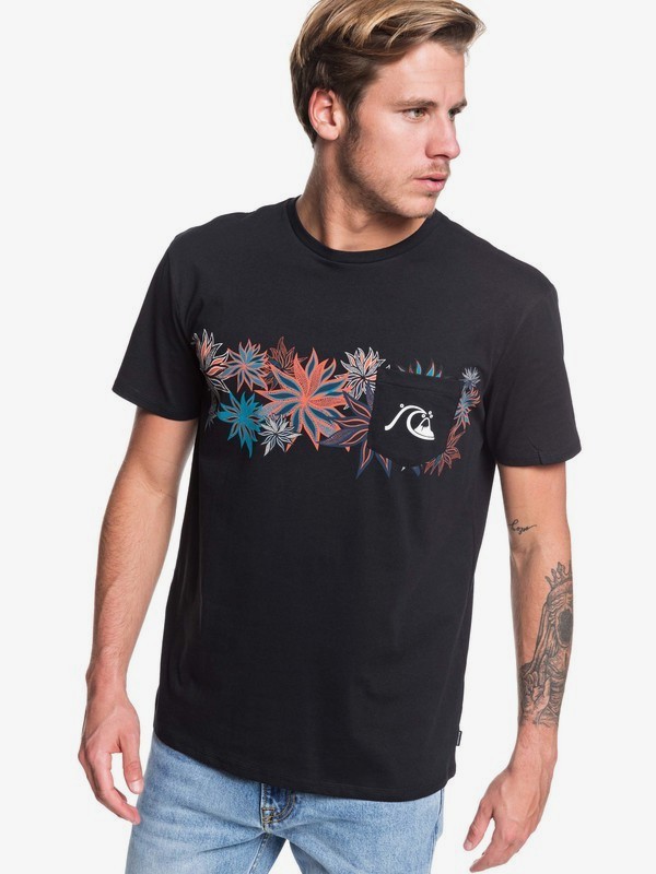 quiksilver, Timeline Pocket Tee, BLACK (kvj0) 0 Timeline Pocket Tee Black EQYZT05432 Quiksilver