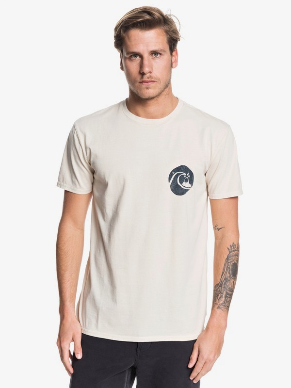 quiksilver, Quik Vinyl Tee, BRAZILIAN SAND (ten0) 0 Quik Vinyl Tee Beige EQYZT05434 Quiksilver