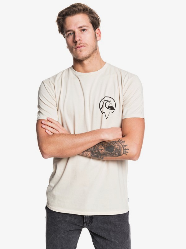 quiksilver, Dead Island Tee, BRAZILIAN SAND (ten0) 0 Dead Island Tee Beige EQYZT05436 Quiksilver