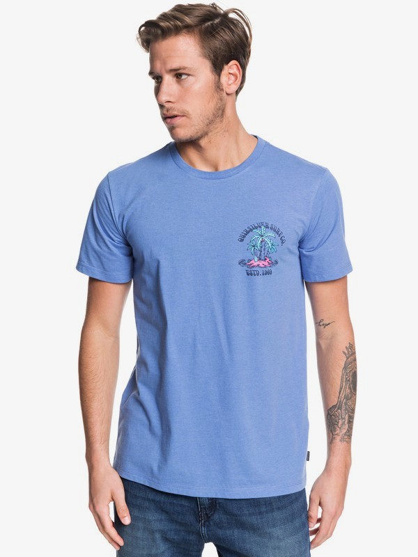 quiksilver, Above The Up Tee, BLUE YONDER (bkz0) 0 Above The Up Tee Blue EQYZT05446 Quiksilver