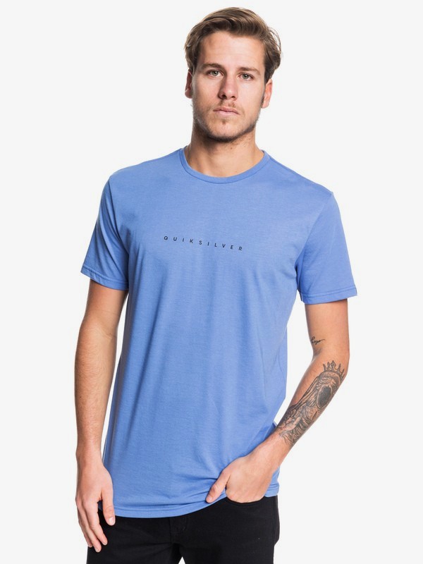 quiksilver, Night Tract Tee, BLUE YONDER (bkz0) 0 Night Tract Tee Blue EQYZT05454 Quiksilver