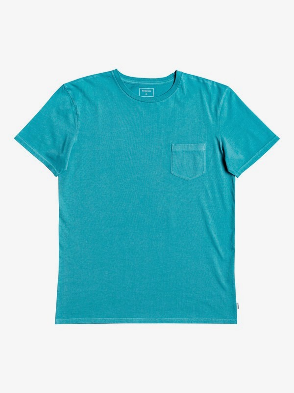 quiksilver, Basic Washed Tee, PORCELAIN (bjy0) 0 Basic Washed Tee Blue EQYZT05460 Quiksilver