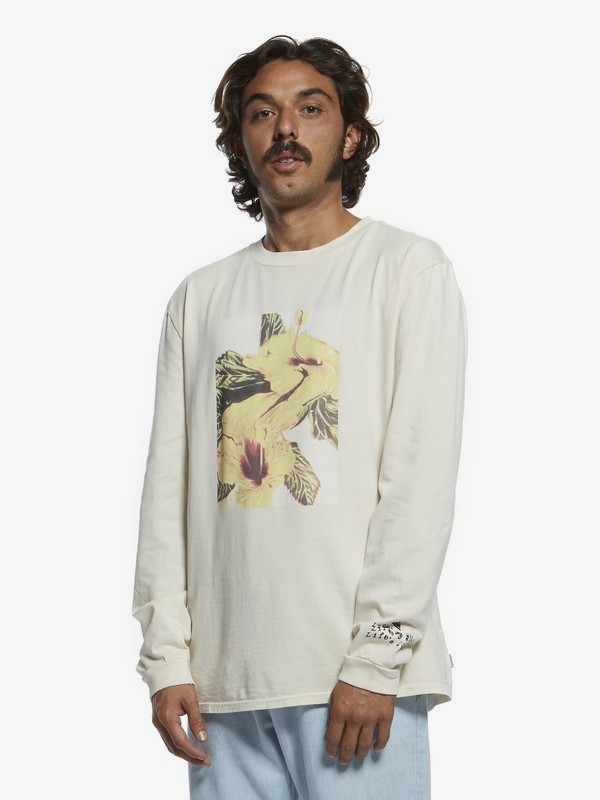 quiksilver, Originals Warped Out Long Sleeve Tee, ANTIQUE WHITE (wcl0) 0 Originals Warped Out Long Sleeve Tee White EQYZT05468 Quiksilver