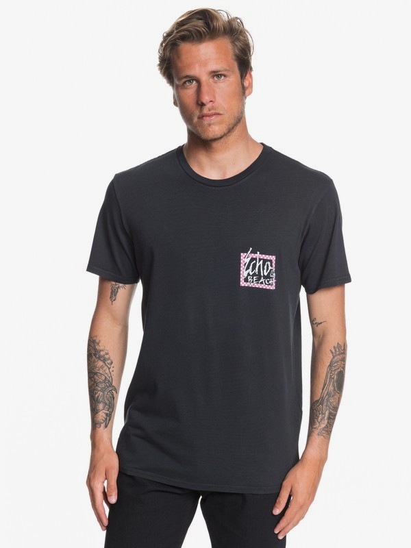 quiksilver, Boardwalk - T-Shirt for Men, BLACK (kvj0) 0 Boardwalk - T-Shirt for Men Black EQYZT05531 Quiksilver