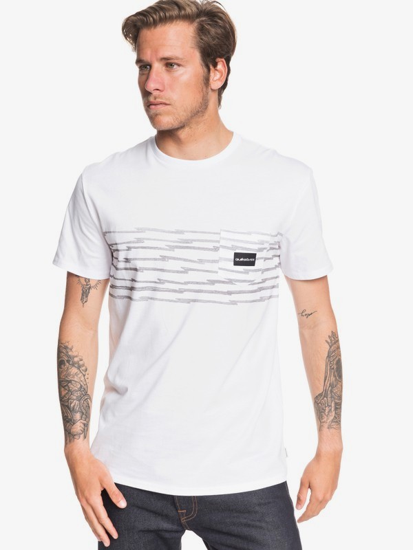 quiksilver, Razorsedge Tee, WHITE (wbb0) 0 Razorsedge Tee White EQYZT05642 Quiksilver