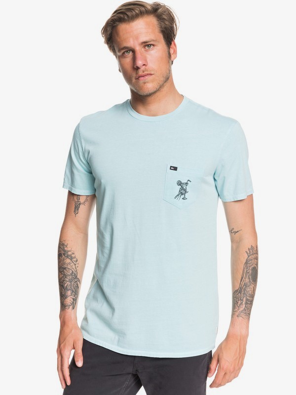 quiksilver, Strange Times Tee, GULF STREAM (bzb0) 0 Strange Times Tee Blue EQYZT05649 Quiksilver