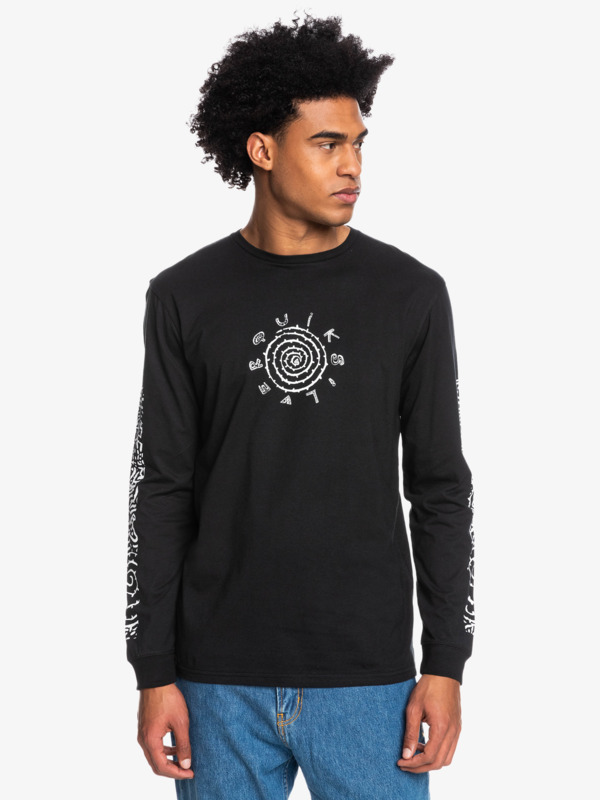 Denim Spiral Long Sleeve Shirt