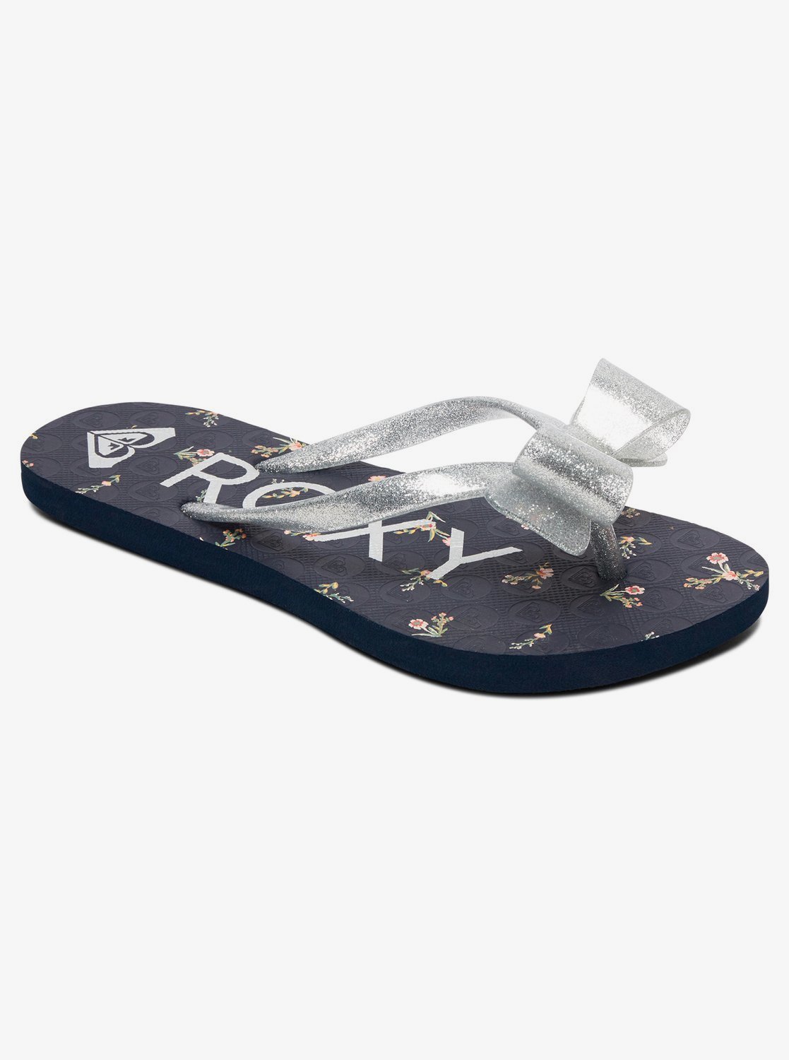 lulu art denim wedge flip flop