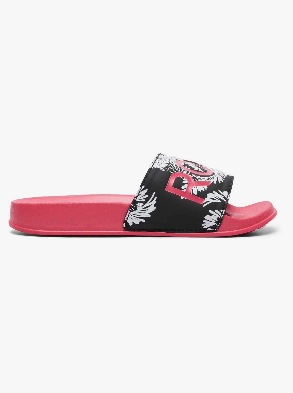 roxy pink slides